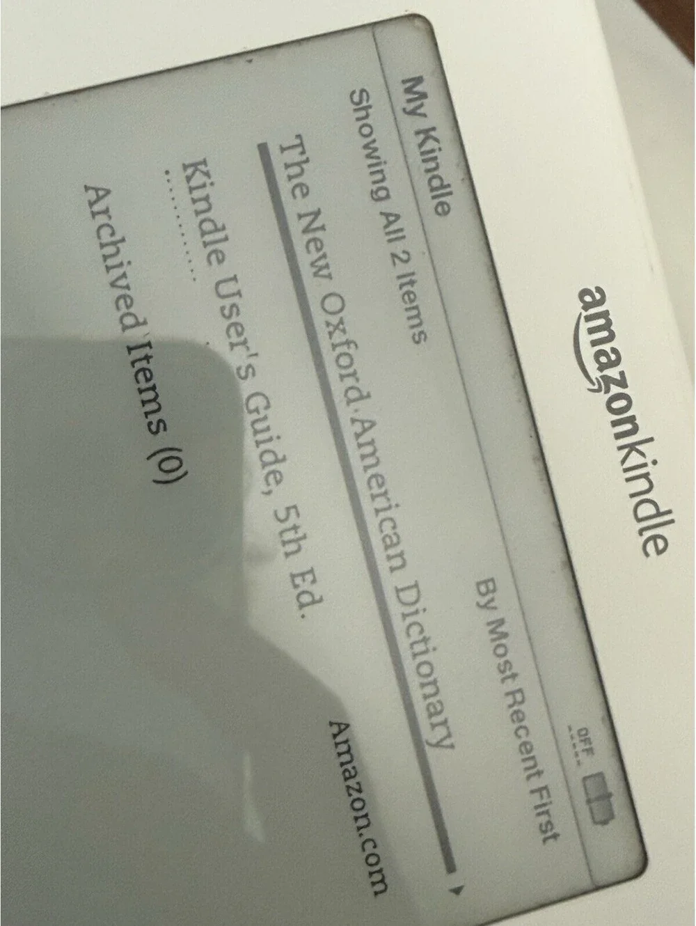 Amazon Kindle  6